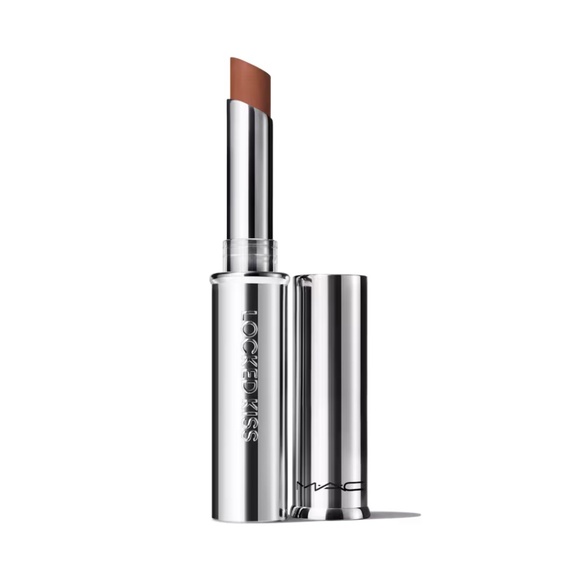 MAC LOCKED KISS 24HR LIPSTICK POSH WARM BROWN - Picture 1 of 7